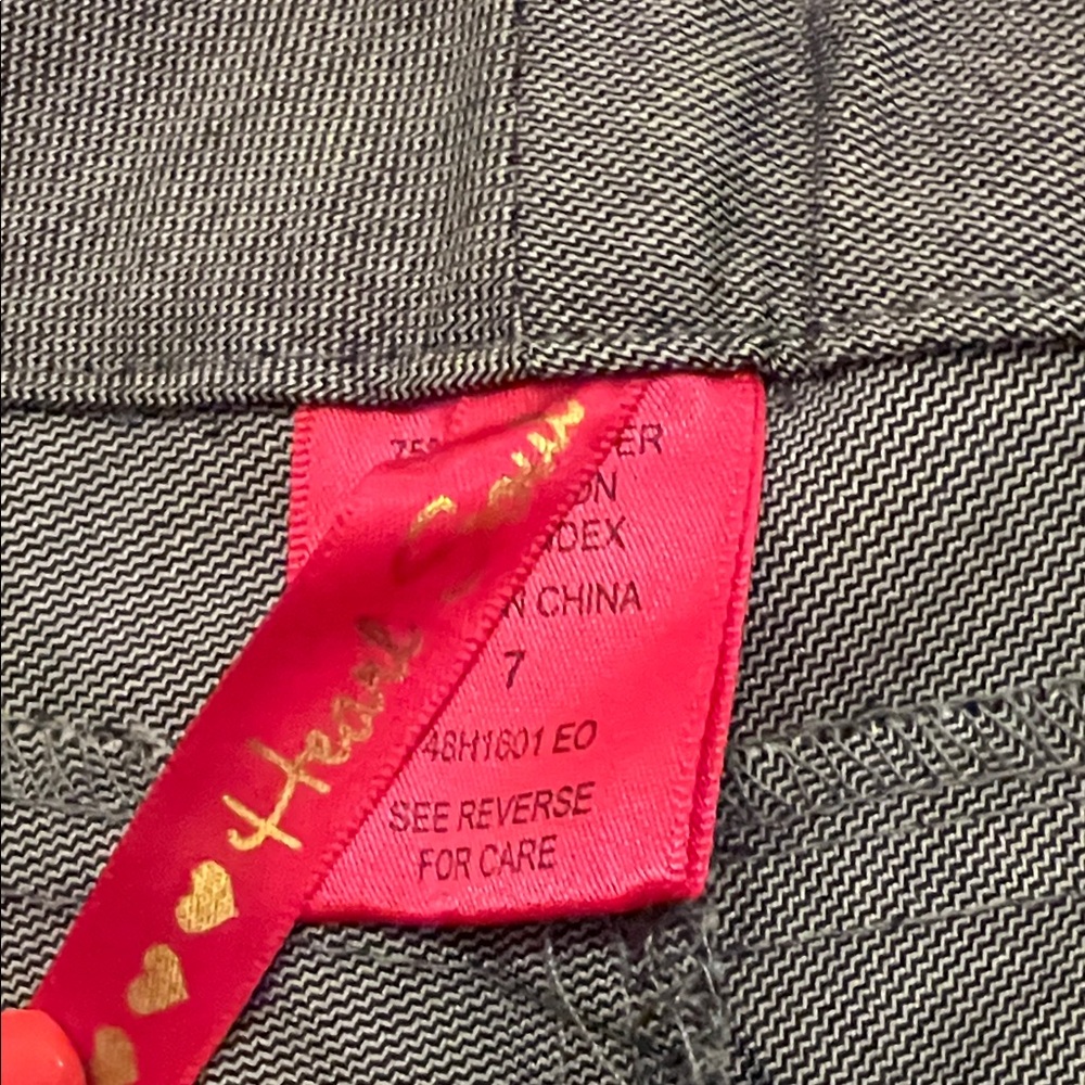 Heart Soul Charcoal Flare Slacks - Picture 2 of 5